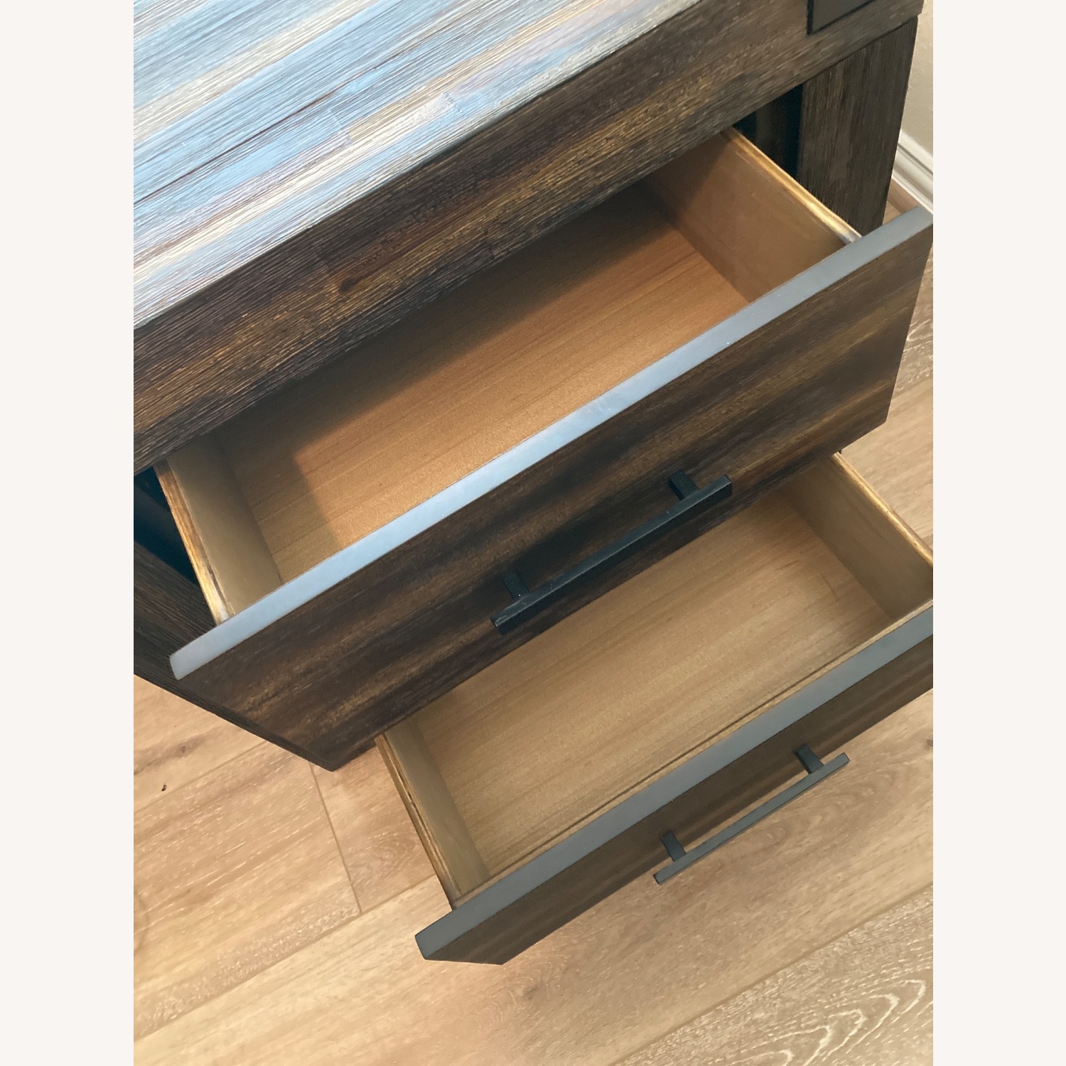Macy's Dark Brown Side Table - image-3