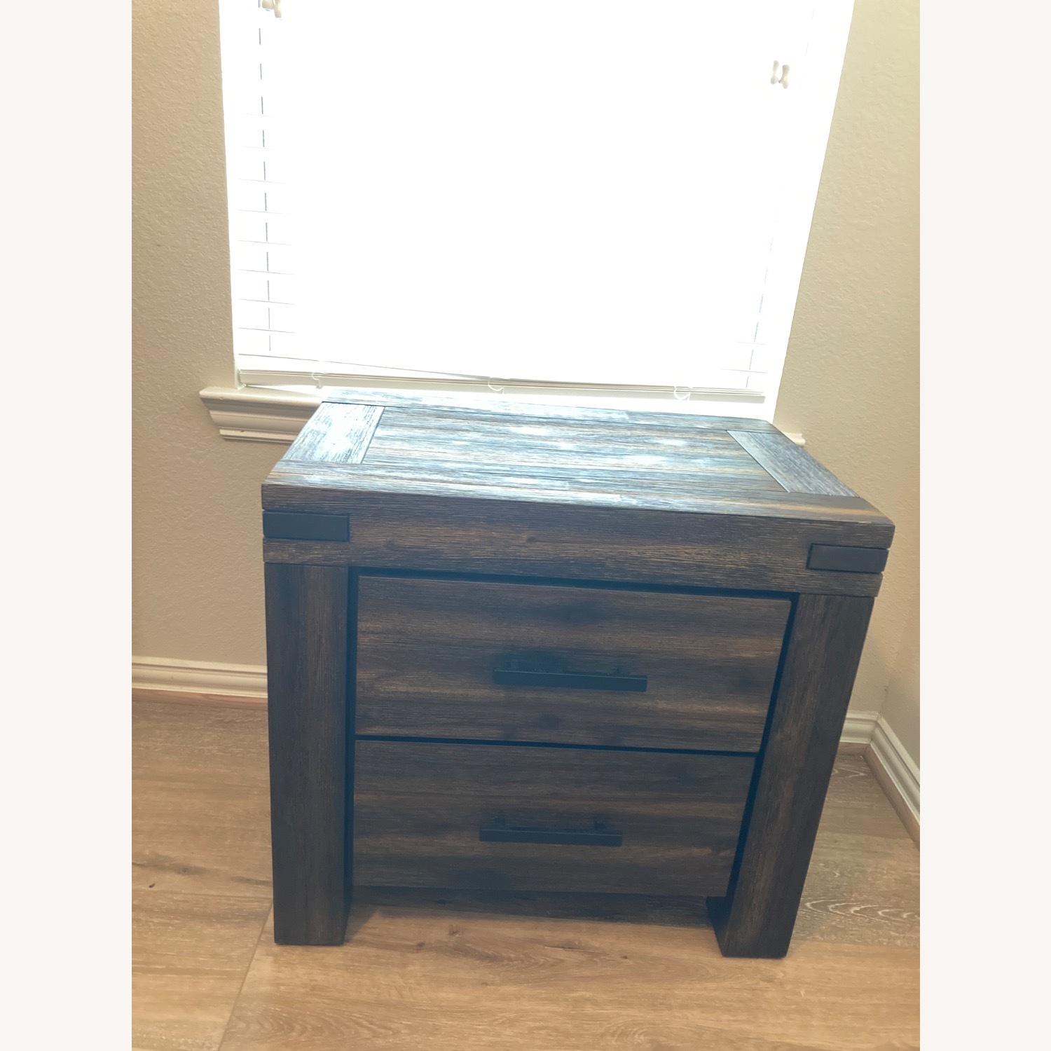 Macy's Dark Brown Side Table - image-1