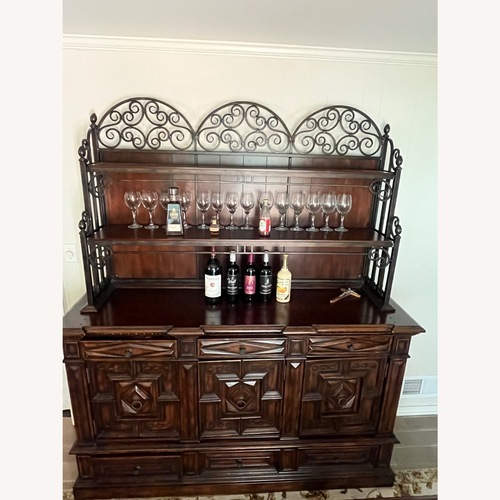 Used Hooker Furniture Seven Seas Oxblood Sideboard  for sale on AptDeco