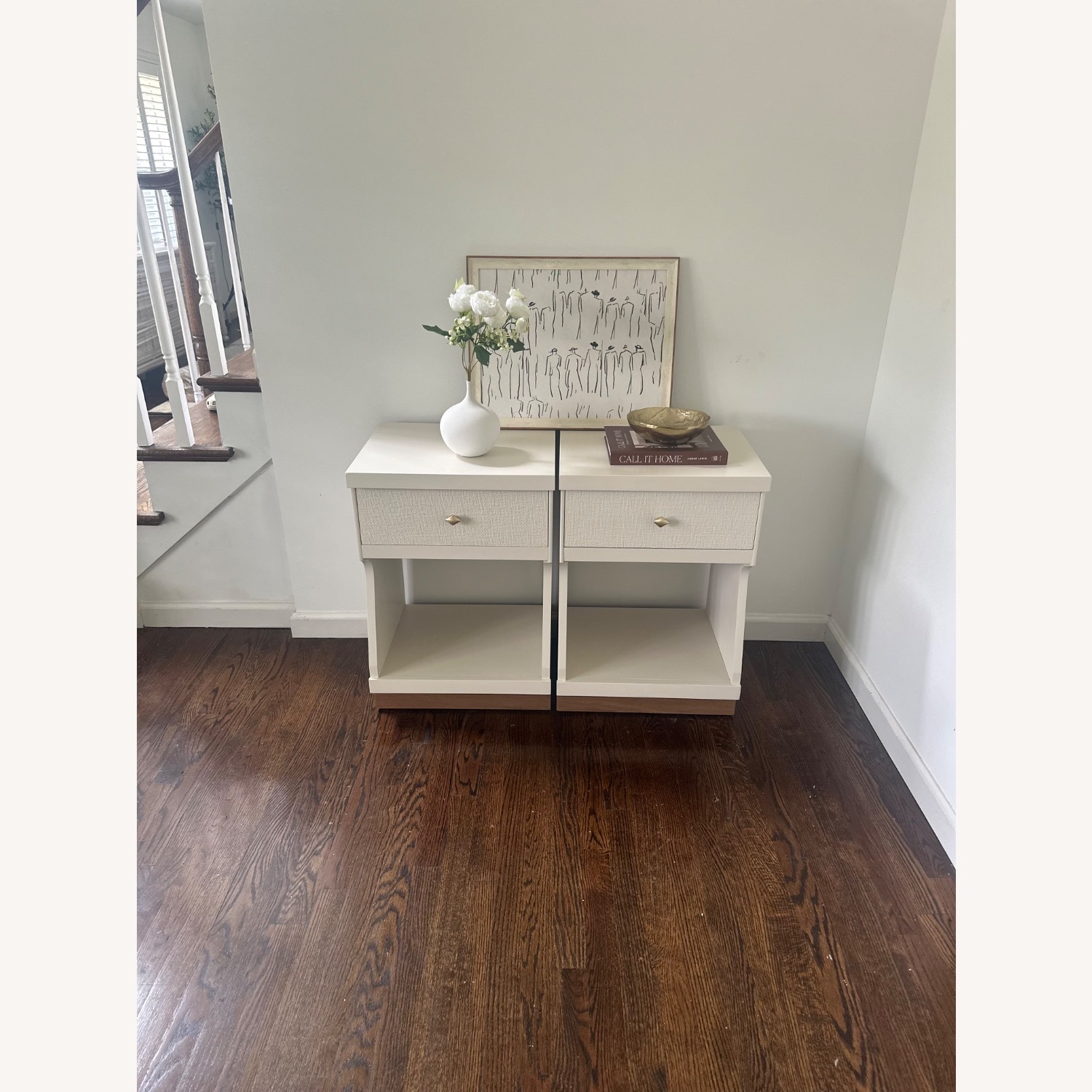 Mid Century Pair of Bassett Nightstands - image-1