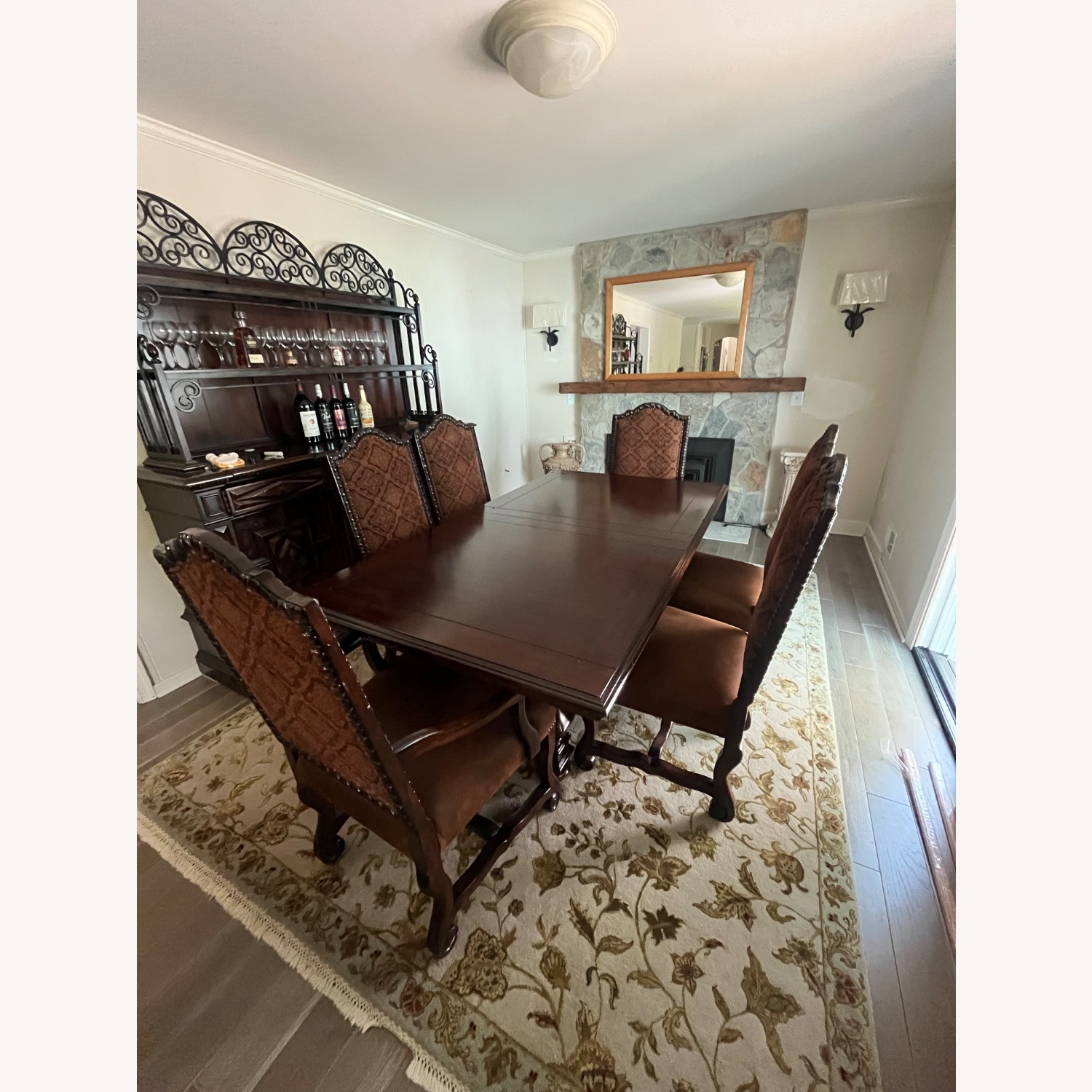 Hooker Mediterranean Oxblood Dining Table  - image-2