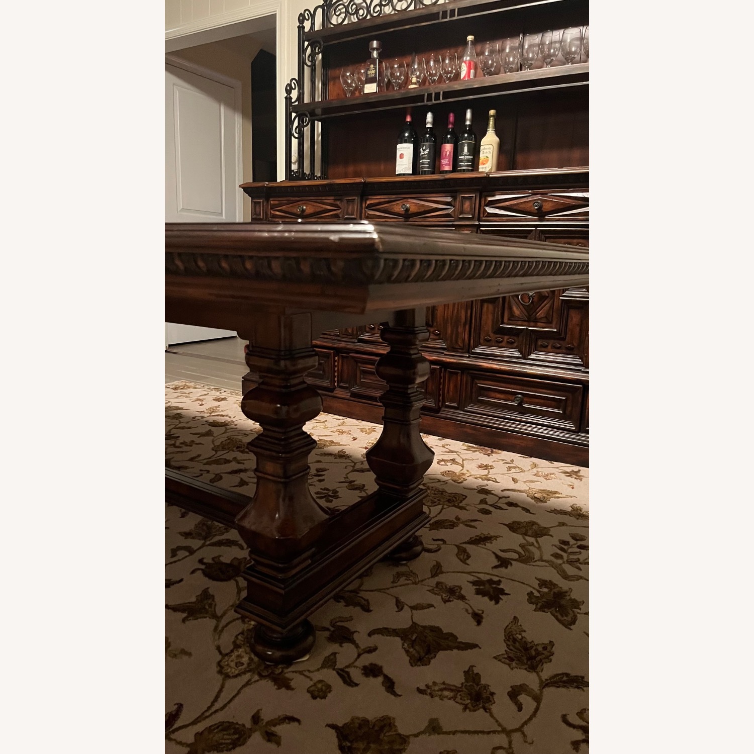 Hooker Mediterranean Oxblood Dining Table  - image-6