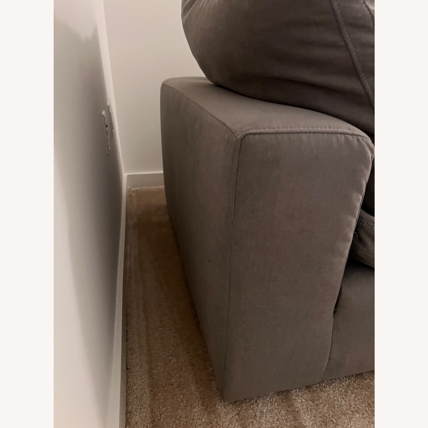 Bob's Discount Furniture Dark Gray 2 Seater Sofa - image-5