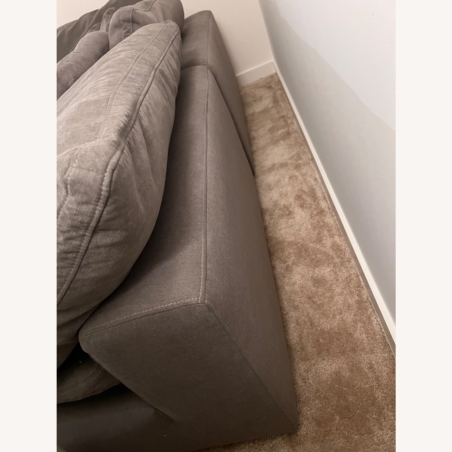Bob's Discount Furniture Dark Gray 2 Seater Sofa - image-3