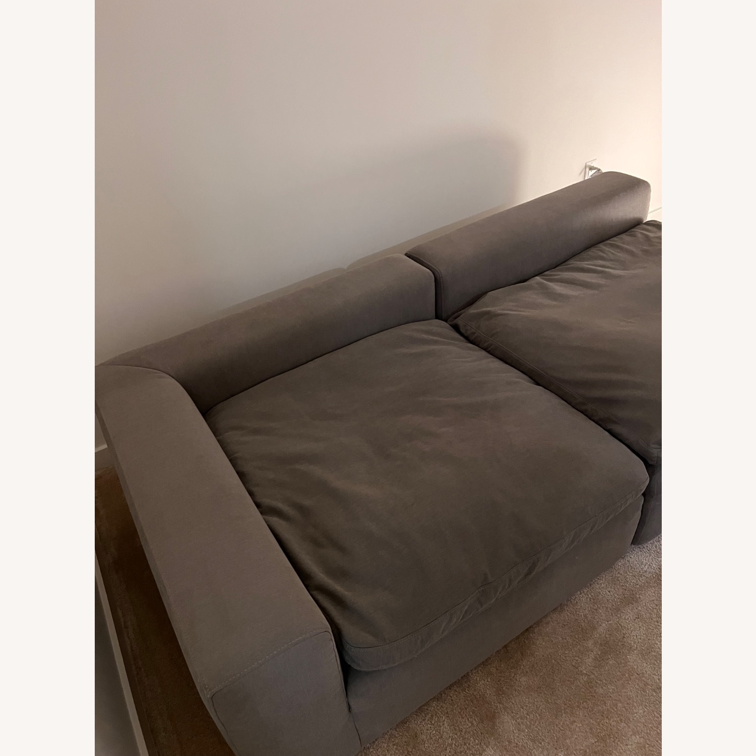 Bob's Discount Furniture Dark Gray 2 Seater Sofa - image-6