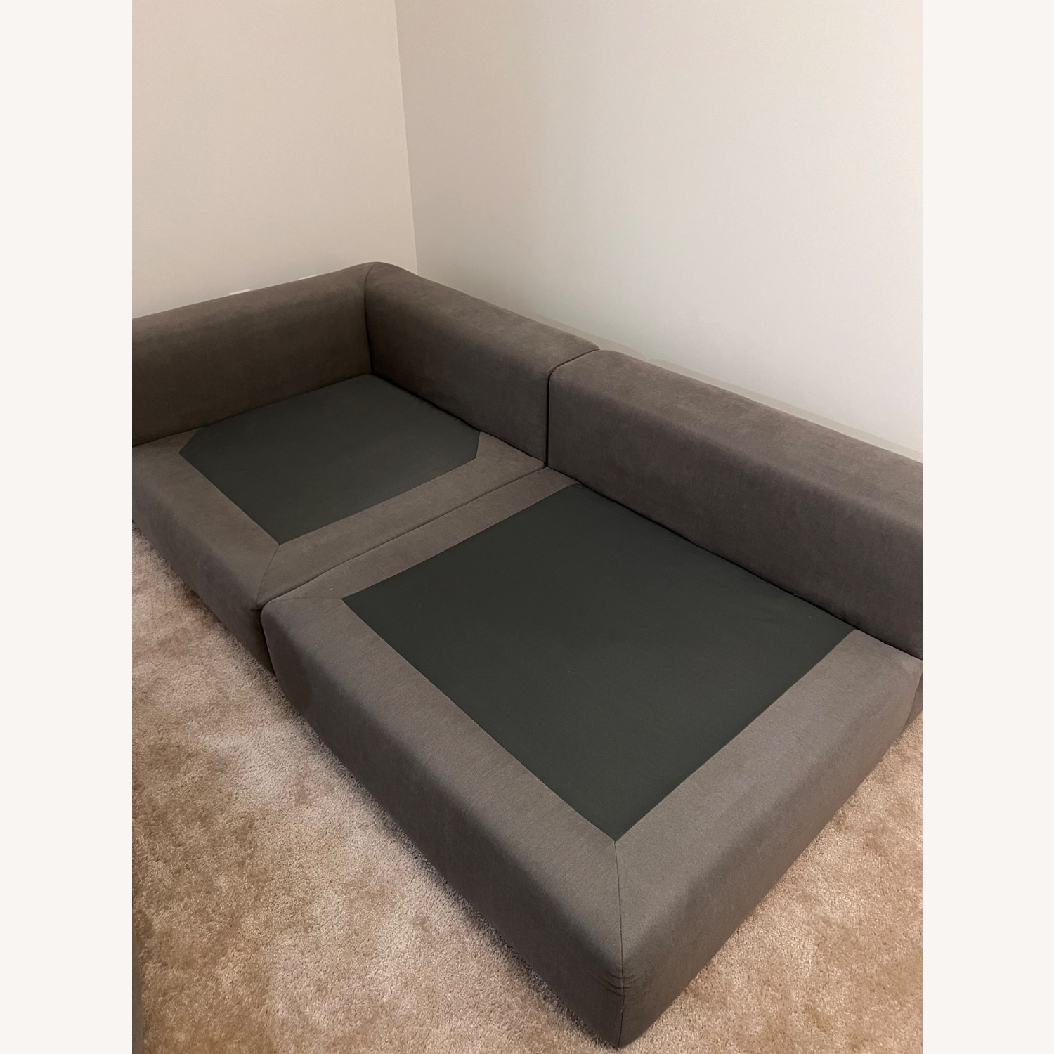 Bob's Discount Furniture Dark Gray 2 Seater Sofa - image-4