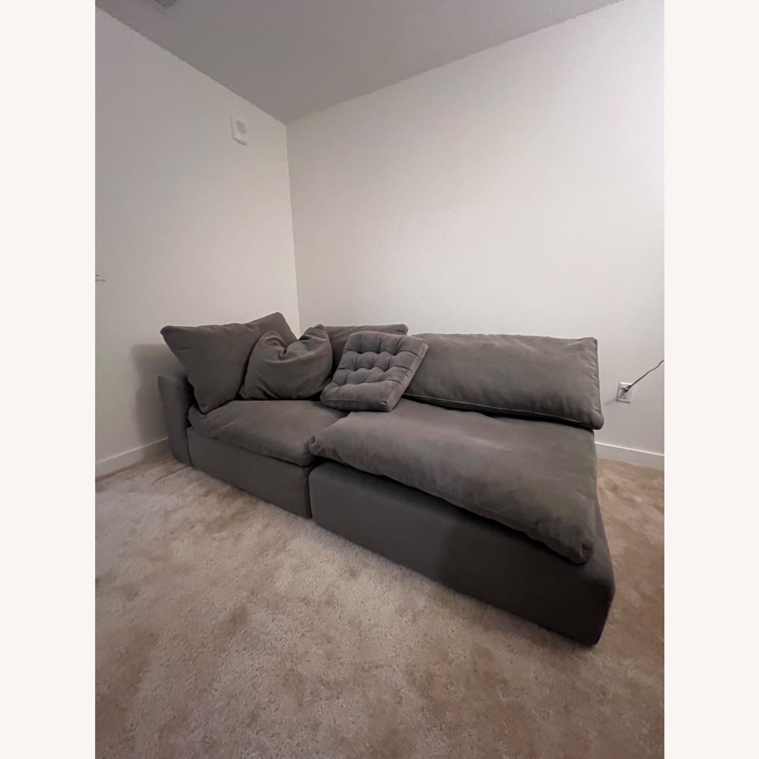 Bob's Discount Furniture Dark Gray 2 Seater Sofa - image-2