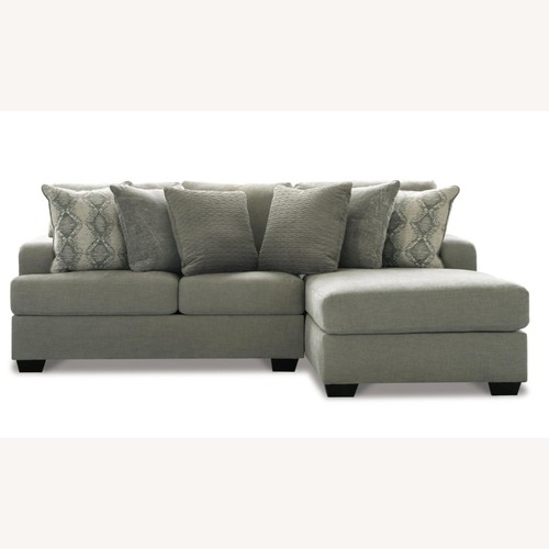 Used Ashley Furniture Keener Light Gray 2 Piece Sectional for sale on AptDeco