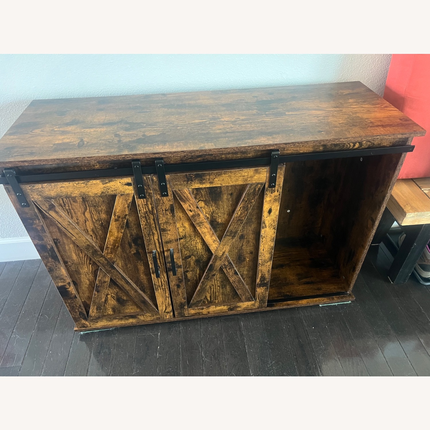 Wayfair Grace Oaks Wood Media Storage - image-4