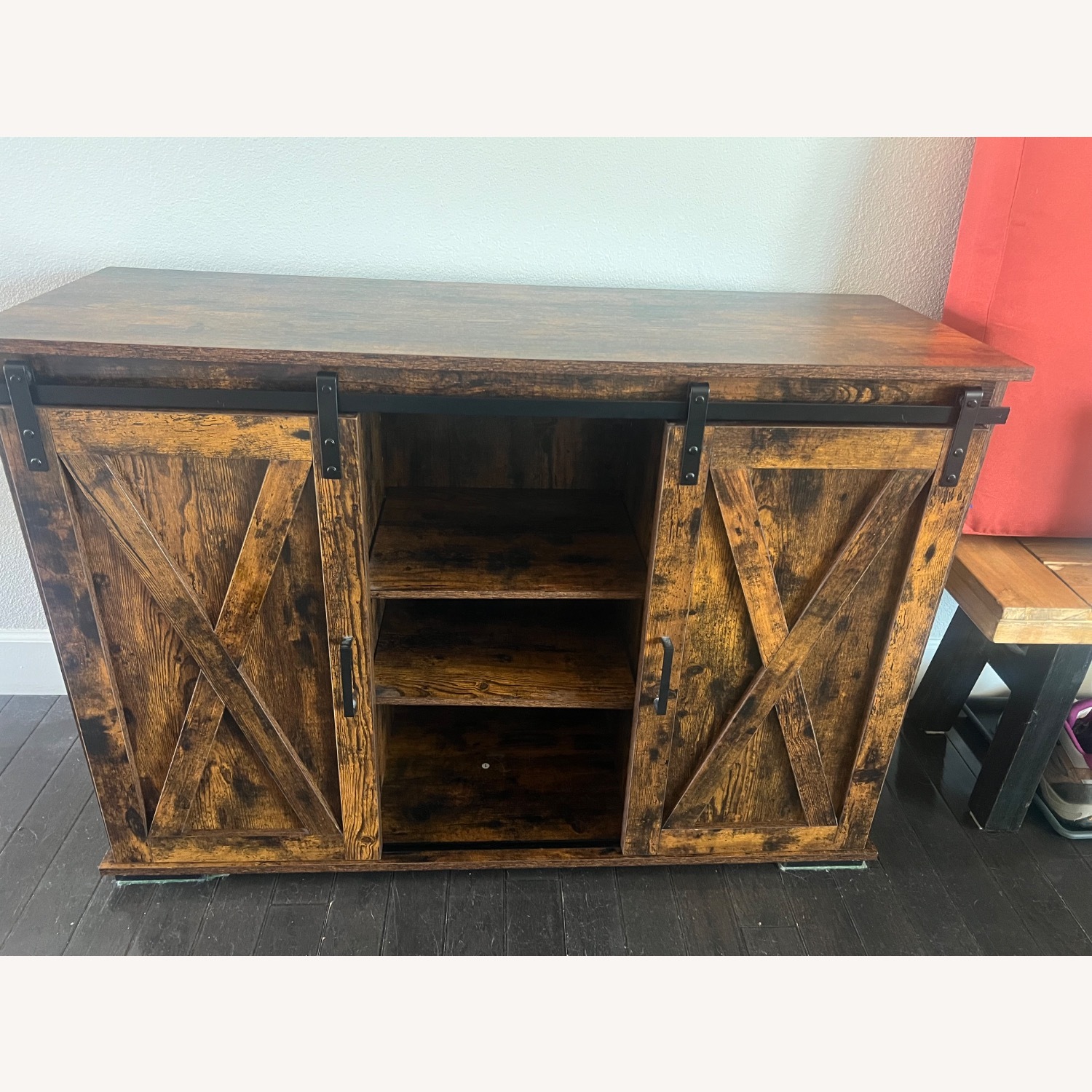 Wayfair Grace Oaks Wood Media Storage - image-6