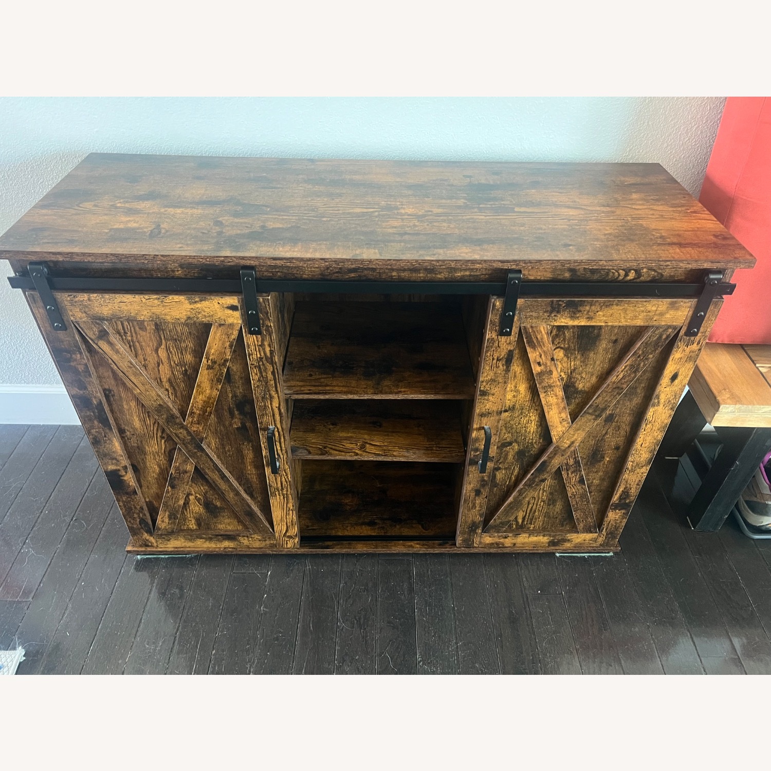 Wayfair Grace Oaks Wood Media Storage - image-1