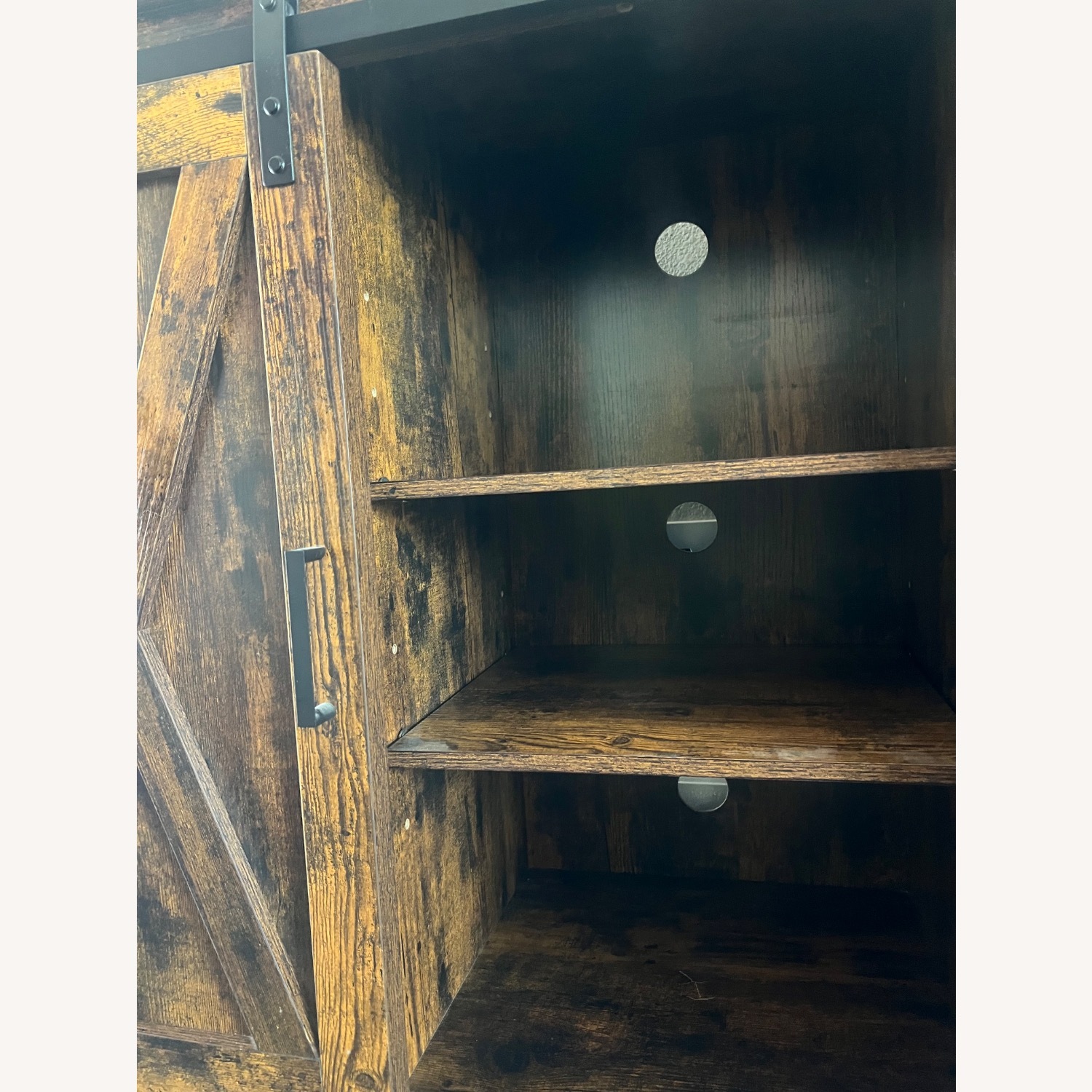 Wayfair Grace Oaks Wood Media Storage - image-3