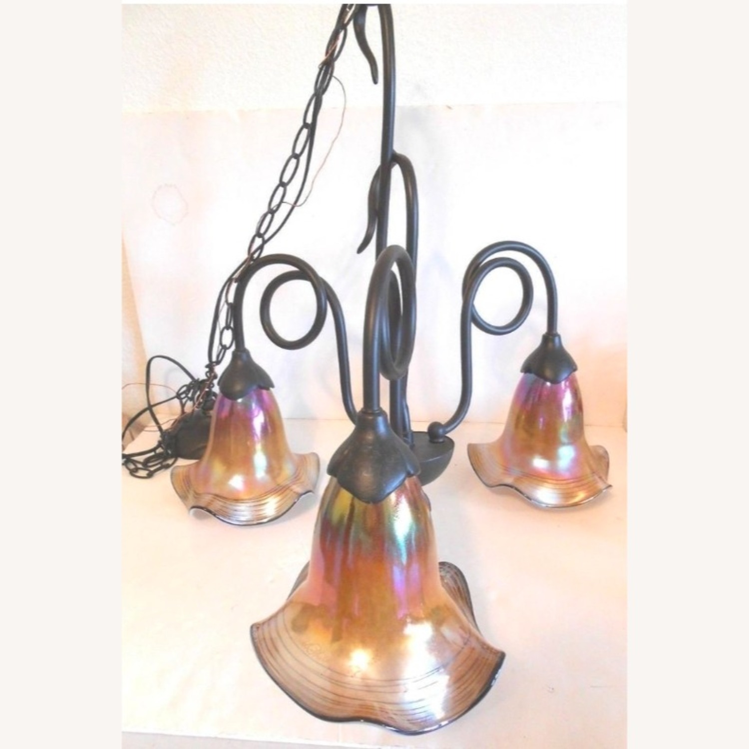 Quoizel Salamander Dark Brown Wrought Iron Chandelier - image-2