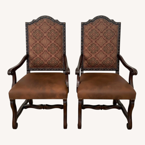Used Mediterranean Dining Chairs 6 pc  for sale on AptDeco