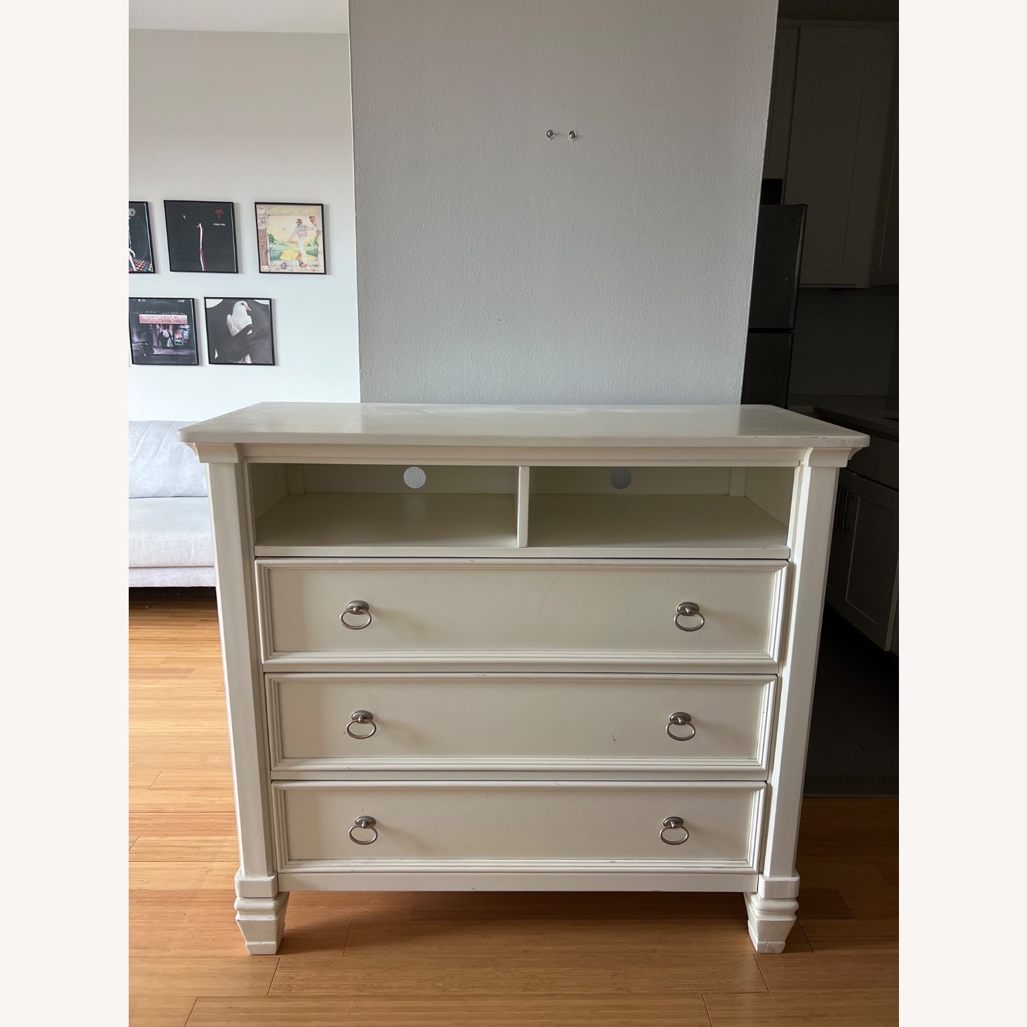 White Wood Dresser - image-1