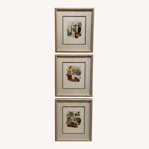 Used Susan Rios Serigraphs Glass Wall Decor for sale on AptDeco