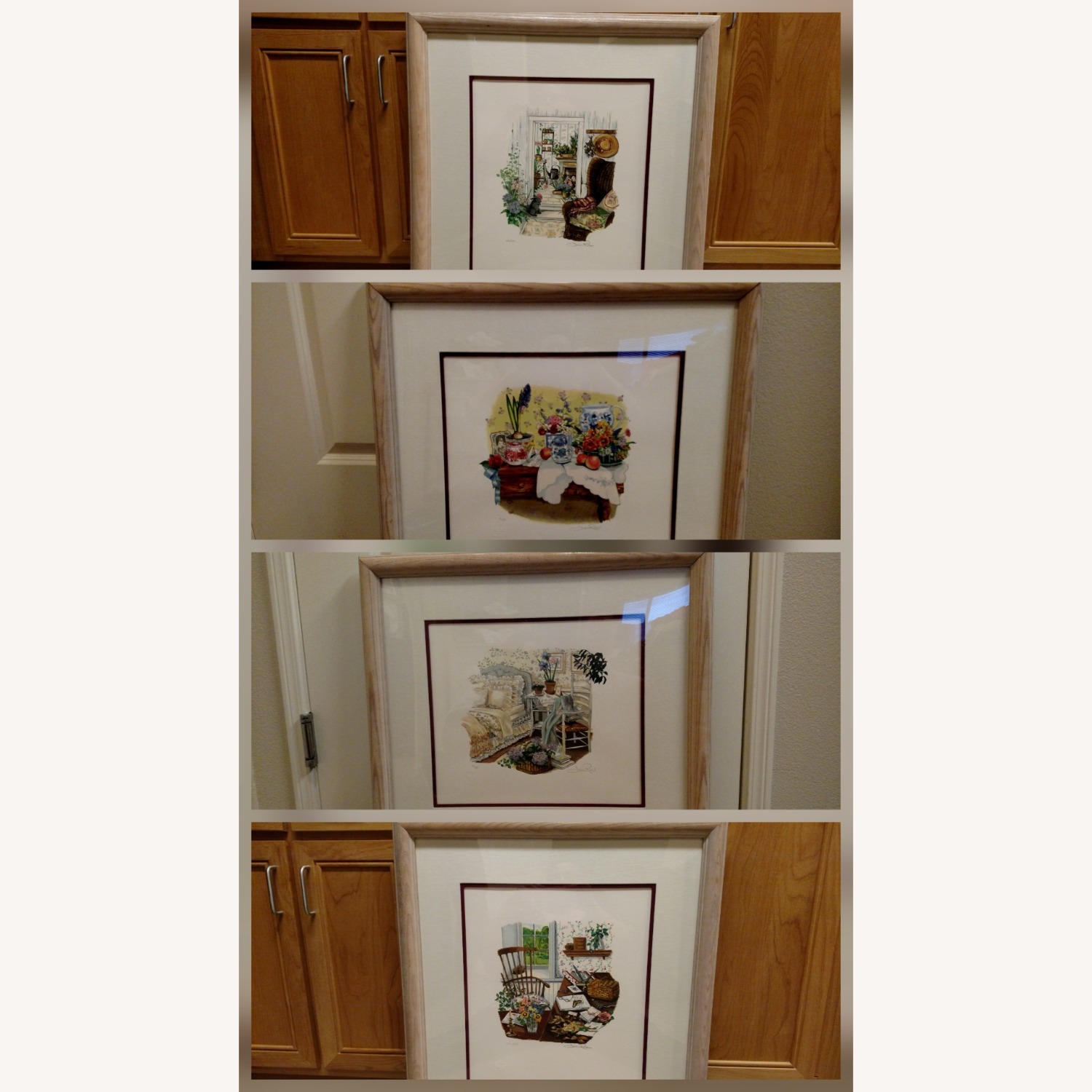 Susan Rios Serigraphs Glass Wall Decor - image-1