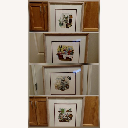 Used Susan Rios Serigraphs Glass Wall Decor for sale on AptDeco