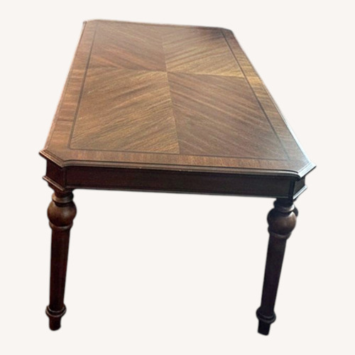 Used Dining Table with 6 Chairs and Hutch for sale on AptDeco