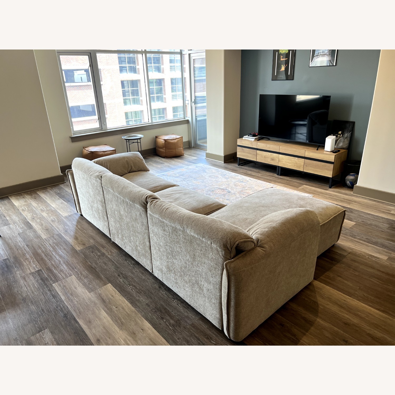 Sofa Set, L Shaped Couch, Comfortable - image-3