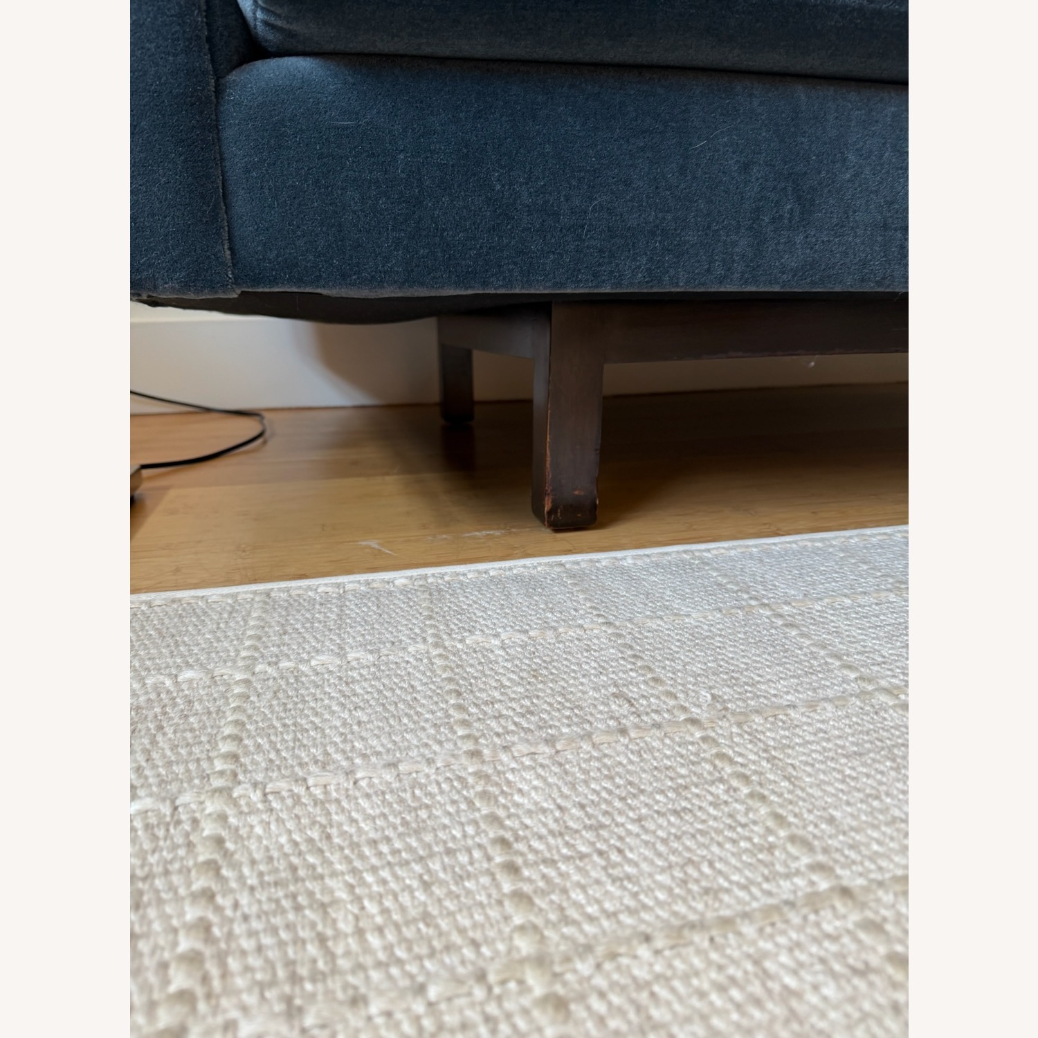 Edward Wormley Vintage Mohair 3-Seater Sofa - image-1