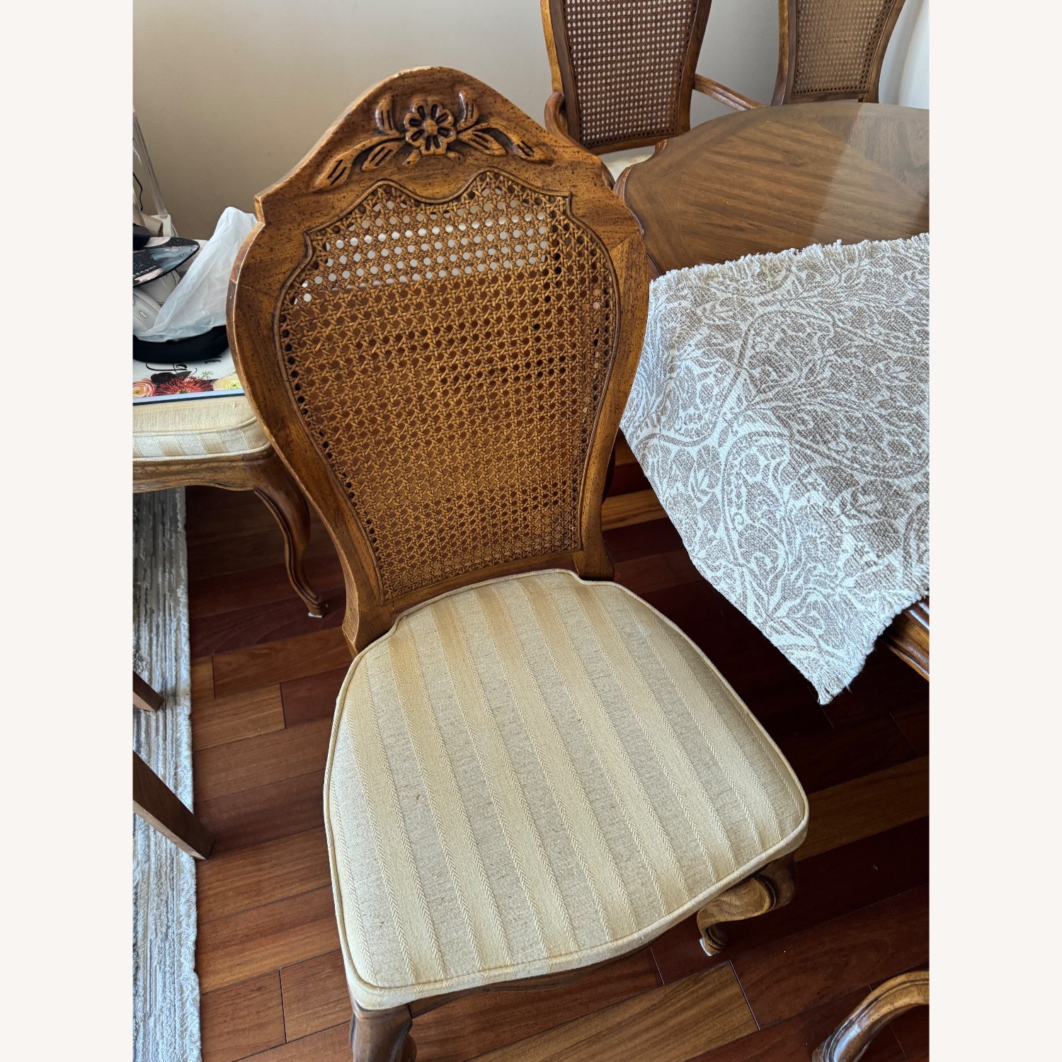 Drexel Cabernet II Dark Brown Wood Dining Table - image-5