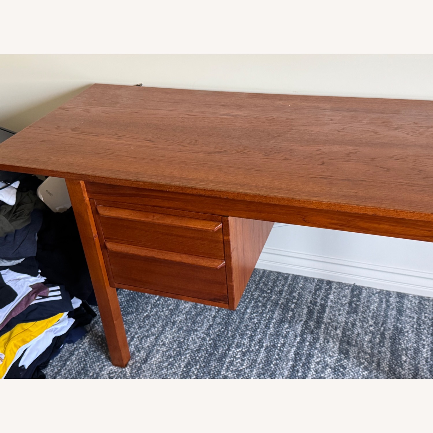 Danish Modern Teak Drop Leaf Desk - image-3