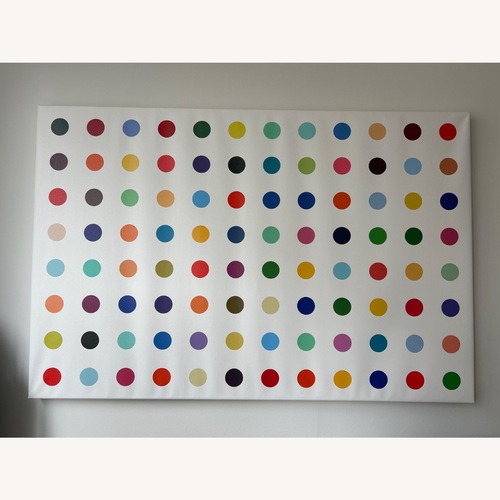 Used ICanvas Damien Wall Print Rainbow Dots for sale on AptDeco