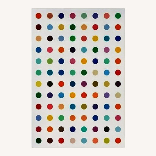 Used ICanvas Damien Wall Print Rainbow Dots for sale on AptDeco