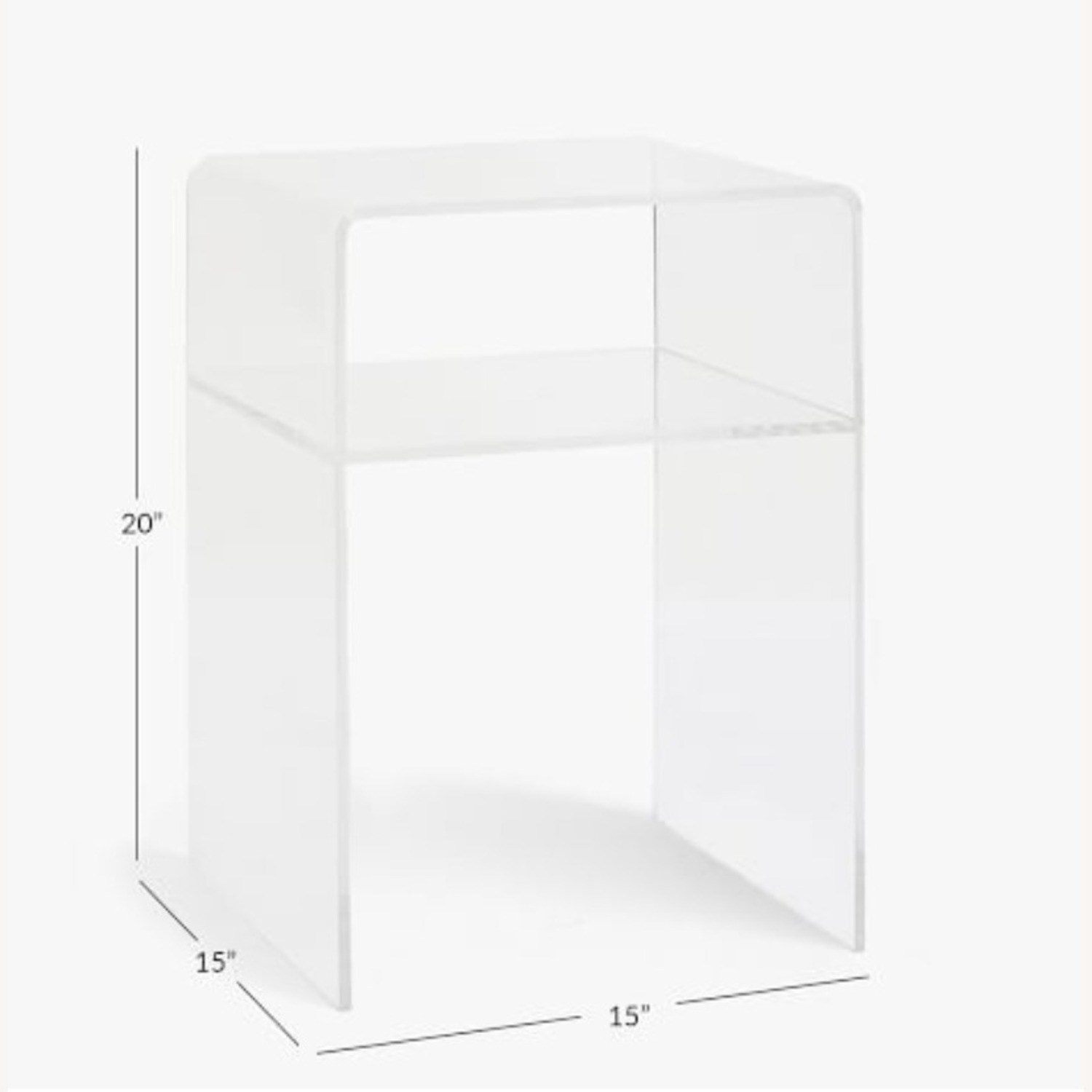 West Elm Kids Acrylic Nightstand (15") - image-2