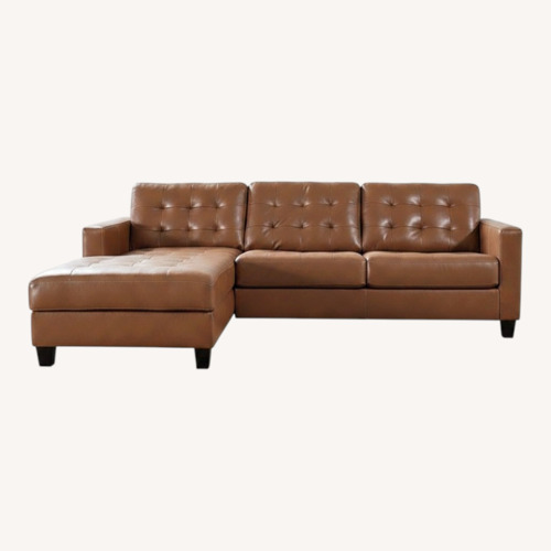 Used Ashley Furniture Baskove Dark Brown 2 Piece Sectional for sale on AptDeco