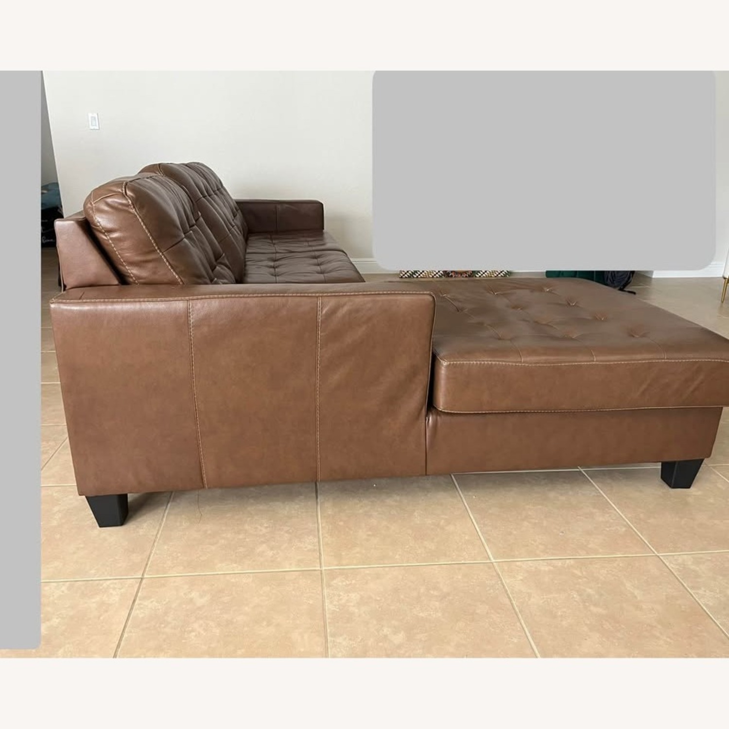 Ashley Furniture Baskove Dark Brown 2 Piece Sectional - image-2