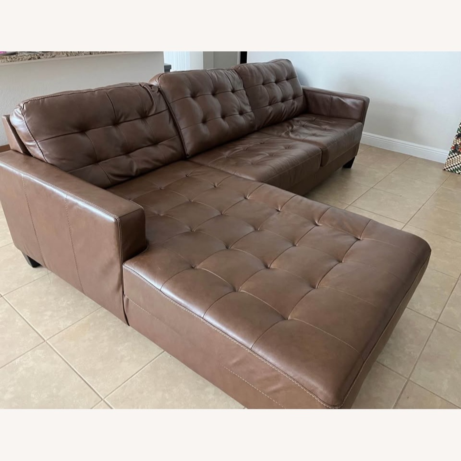Ashley Furniture Baskove Dark Brown 2 Piece Sectional - image-1