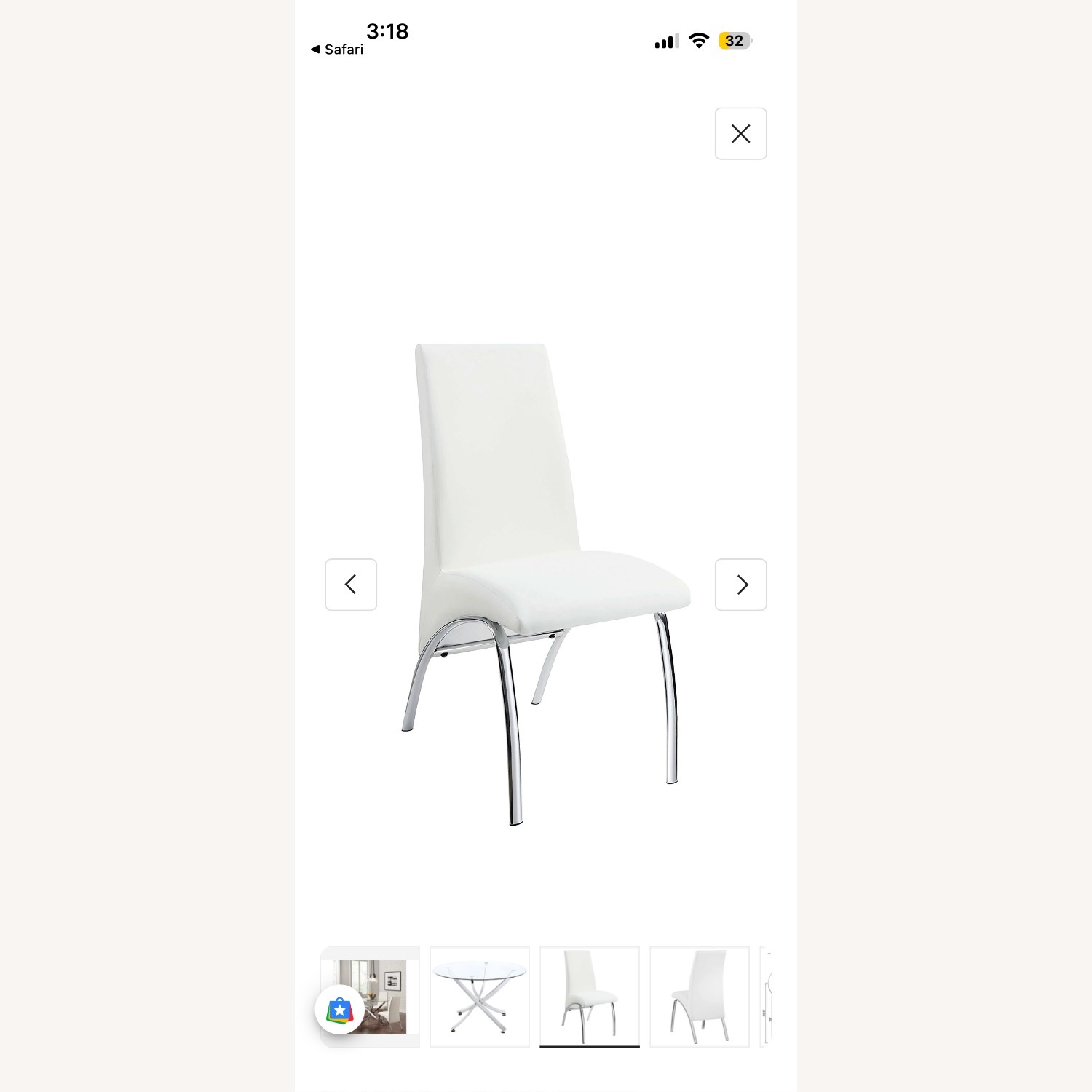 White Glass Dining Sets - image-6