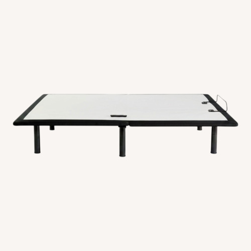 Used Bob's Discount Furniture Light Gray Queen Bed for sale on AptDeco