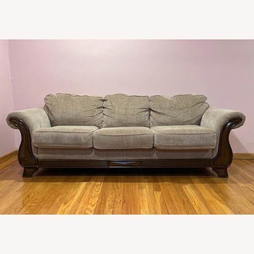 Used Amazon Light Brown 3+ Seater Sofa for sale on AptDeco
