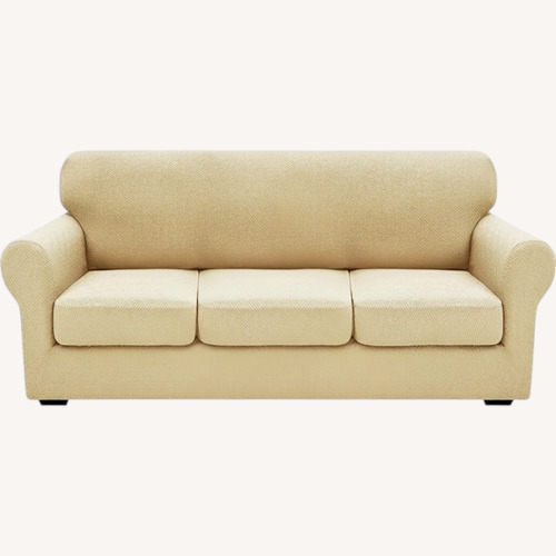 Used Amazon Light Brown 3+ Seater Sofa for sale on AptDeco