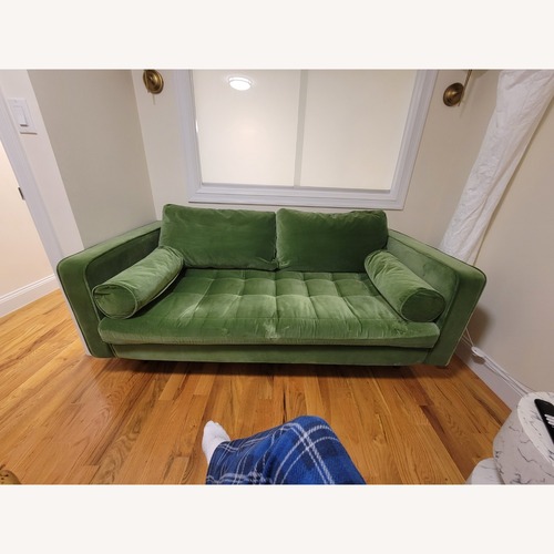 Used Article Green Fabric 3+ Seater Sofa for sale on AptDeco