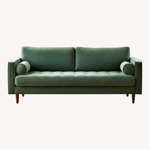 Used Article Green Fabric 3+ Seater Sofa for sale on AptDeco