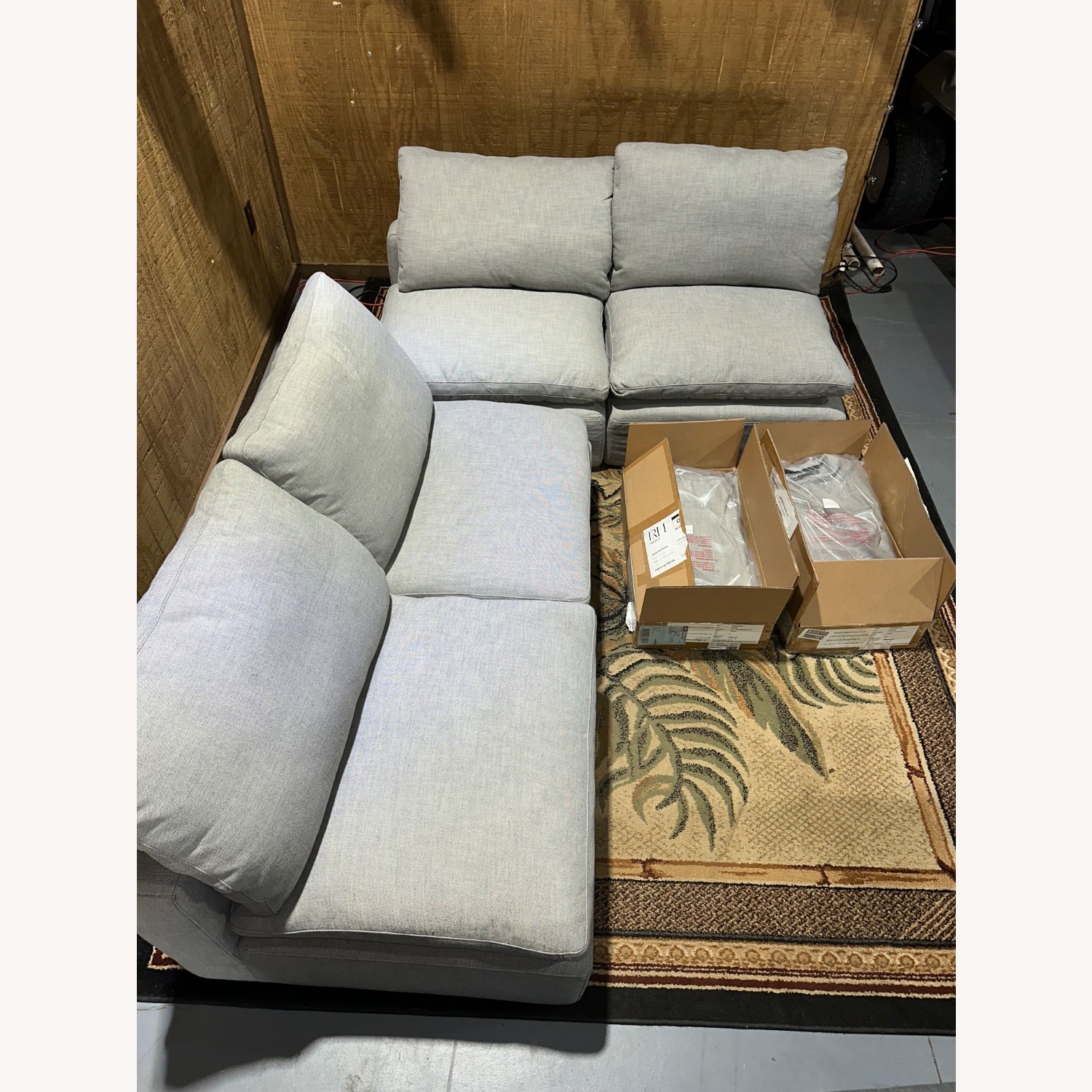 Restoration Hardware 6 Piece Sectional - image-1