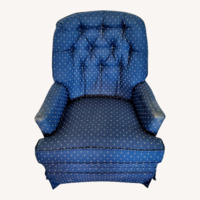 Blue Swivel Chair