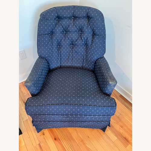 Used Blue Swivel Chair for sale on AptDeco