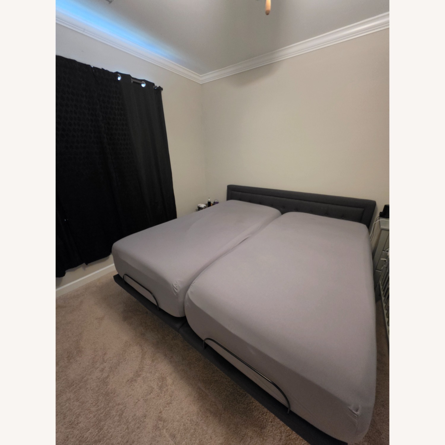 Sleepy's Black Metal King Bed - image-4