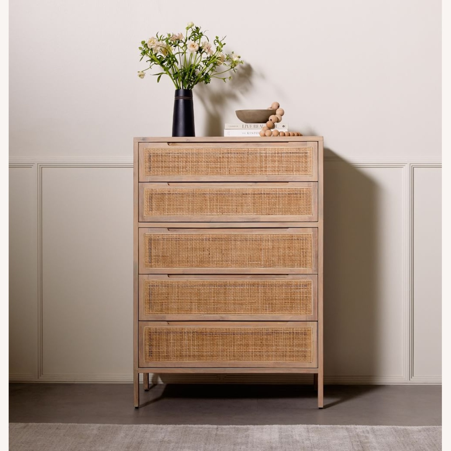 West Elm Natural Wood Dresser - image-4