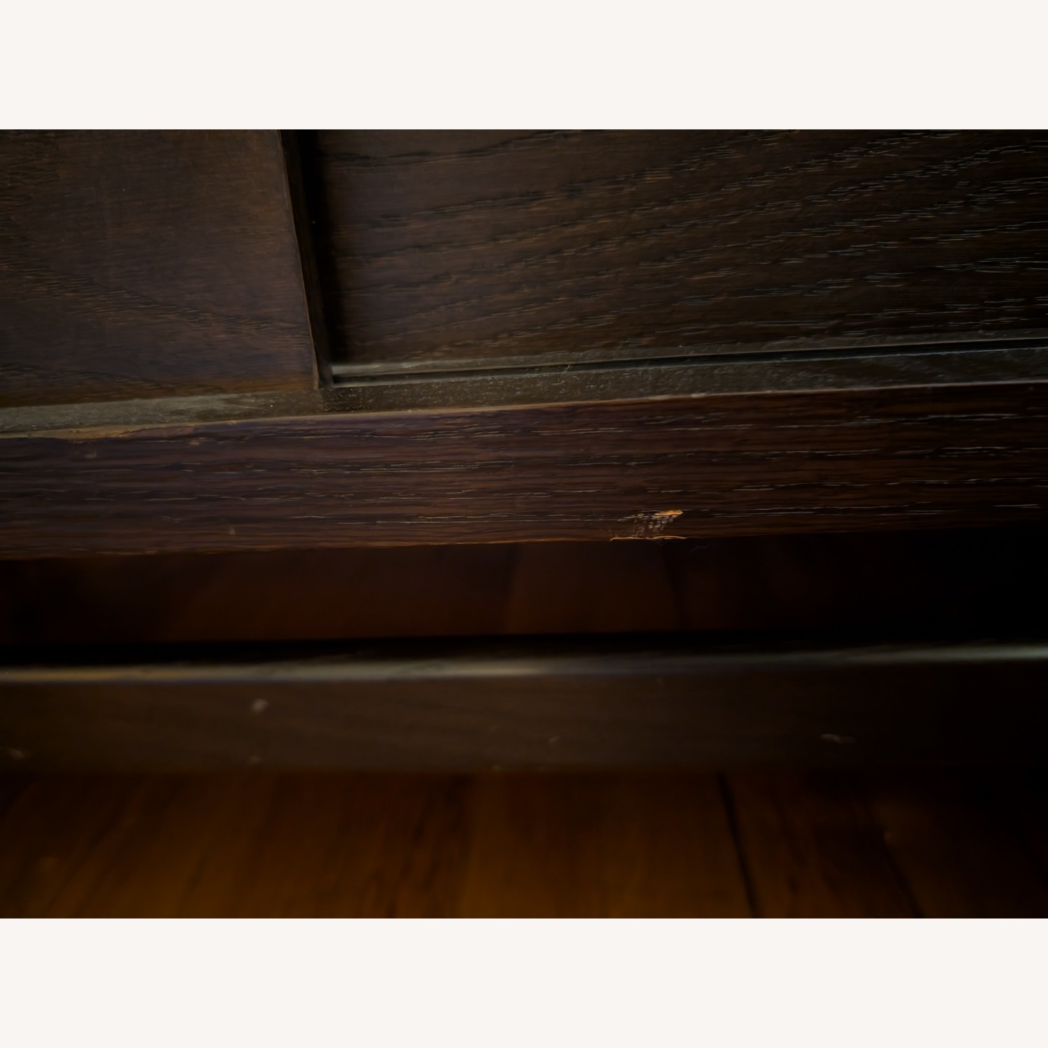 West Elm Dark Brown Wood Media Storage - image-6