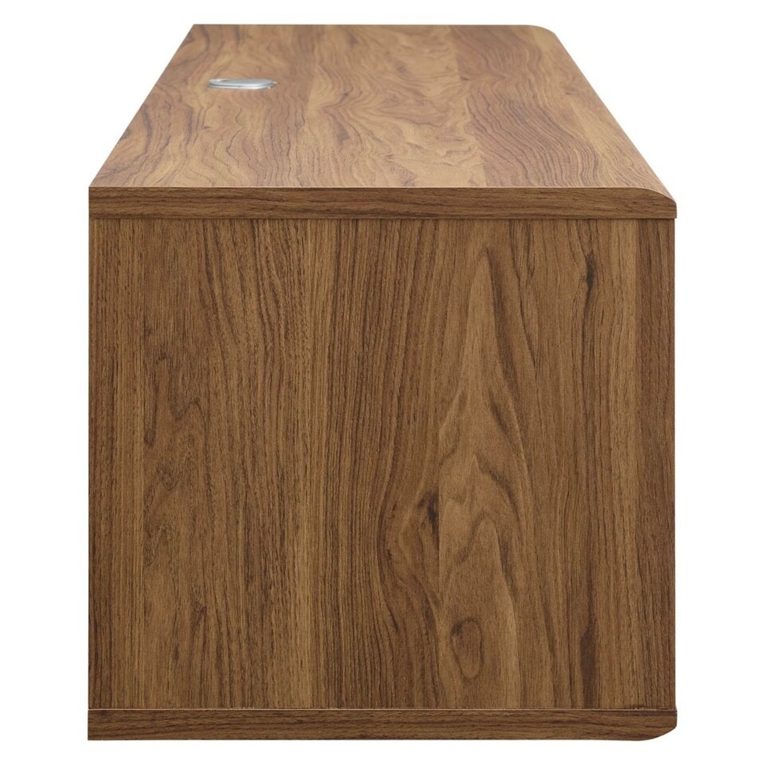 Modway 60" Wall-Mounted TV Stand In Walnut & White Finish - image-3