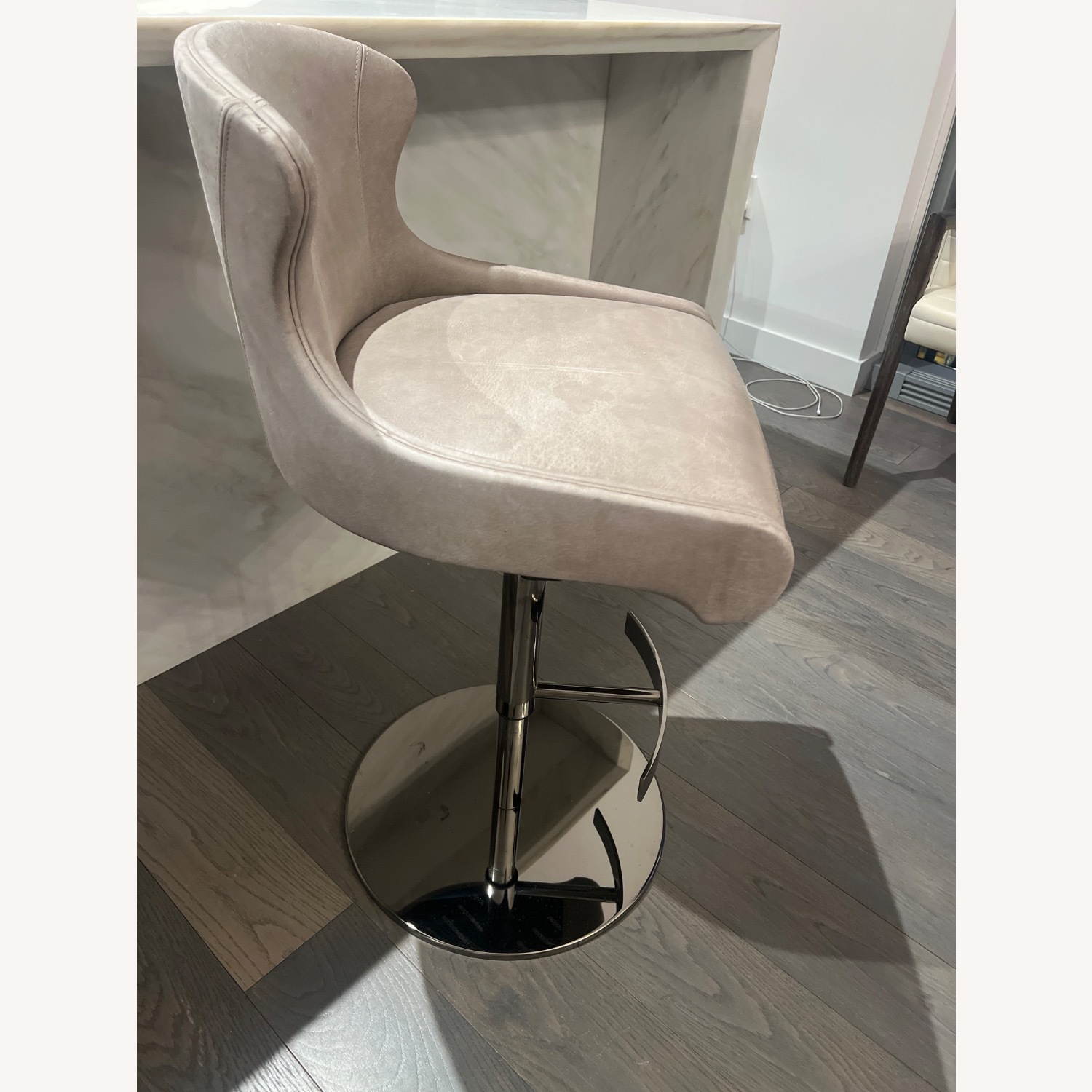 Roche Bobois Steeple Light Gray Stools - image-3
