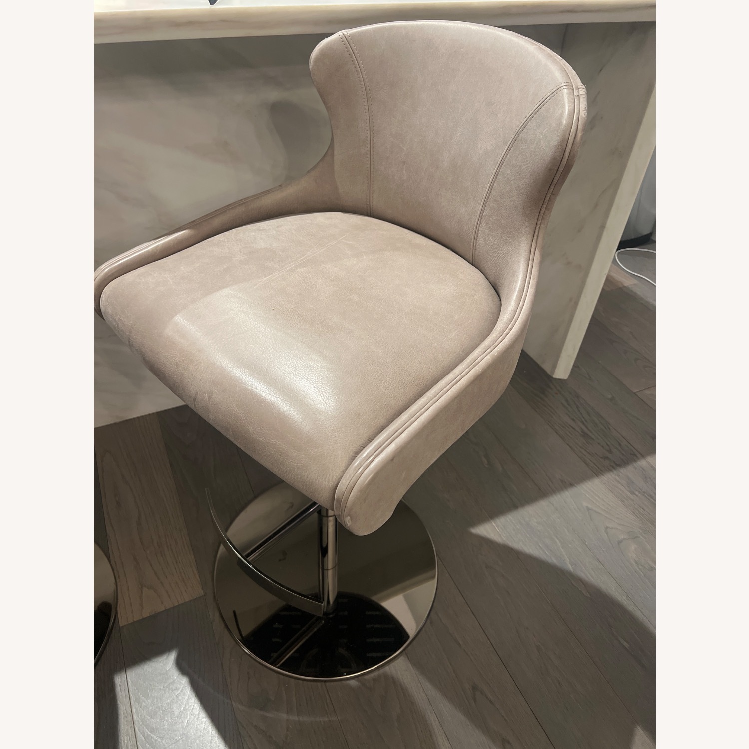 Roche Bobois Steeple Light Gray Stools - image-1