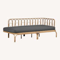 Article Amarillo Outdoor Chaise Lounge - Dravite Ivory