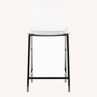 CB2 Vapor Acrylic Counter Stools